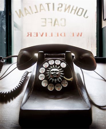 Close-Up of Antique Telephone Stock Photo - Rights-Managed, Code: 700-00954913