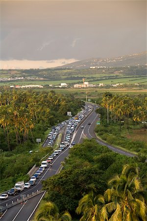 Highway, St Paul, Reunion Island Foto de stock - Con derechos protegidos, Código: 700-00955169