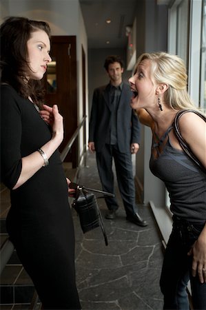 pointing someone rude - Women Fighting Stock Photo - Rights-Managed, Code: 700-00955196