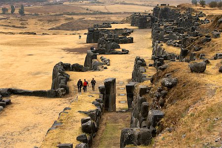 sacsayhuaman - Incan Ruins of Sacsayhuaman Near Cusco, Peru Foto de stock - Con derechos protegidos, Código: 700-01015431