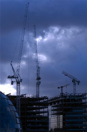 Buildings Under Construction, London, England Stock Photo - Rights-Managed, Code: 700-01029723