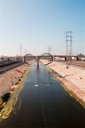 simsearch:700-01633265,k - Los Angeles River, Los Angeles, California, USA Foto de stock - Direito Controlado, Número: 700-01029798