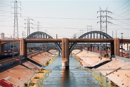 Los Angeles River, Los Angeles, California, USA Stock Photo - Rights-Managed, Code: 700-01029800