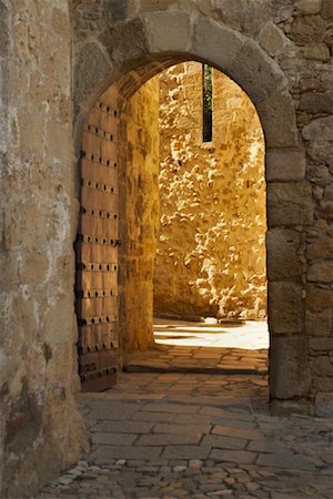 Archway, Castelo de Sao Jorge, Lisbon, Portugal Stock Photo - Rights-Managed, Code: 700-01029929