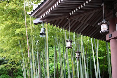 simsearch:700-05837393,k - Lanternes suspendues du Temple, Japon Photographie de stock - Rights-Managed, Code: 700-01037205