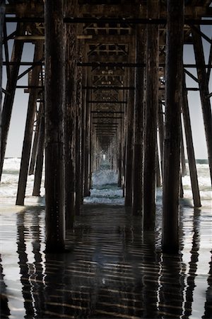 Wooden Pier from Below Stock Photo - Rights-Managed, Code: 700-01030242
