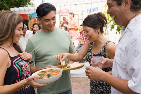 social patio - People Eating at Family Gathering Stock Photo - Rights-Managed, Code: 700-01041253