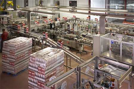 food manufacturing factory - Bottling Plant at Herdade do Esporao, Evora, Portugal Stock Photo - Rights-Managed, Code: 700-01042118