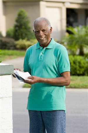 Portrait of Man with Mail Stock Photo - Rights-Managed, Code: 700-01042570