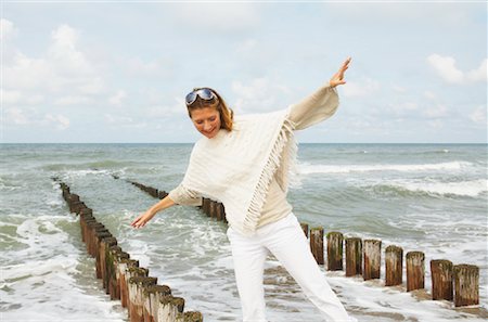 Portrait of Woman at Beach Stock Photo - Rights-Managed, Code: 700-01042834