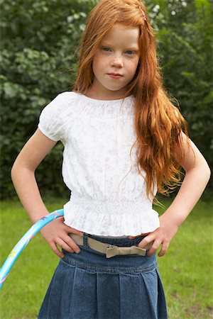 Portrait of Girl Outdoors Stock Photo - Rights-Managed, Code: 700-01072075