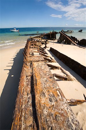 shipwreck - Shipwreck, Moreton Island, Queensland, Australia Stock Photo - Rights-Managed, Code: 700-01072501