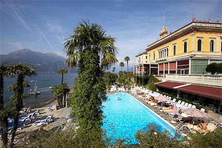 fancy pool - Grand Hotel Villa Serbelloni, Bellagio, Italie Photographie de stock - Rights-Managed, Code: 700-01073313