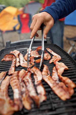 pacific rim national park bc - Cooking Bacon Stock Photo - Rights-Managed, Code: 700-01083456