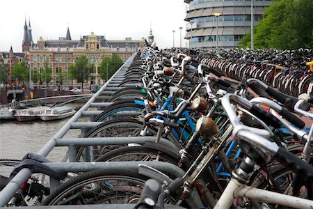 Bicycle Garage, Amsterdam, Holland Stock Photo - Rights-Managed, Code: 700-01099920