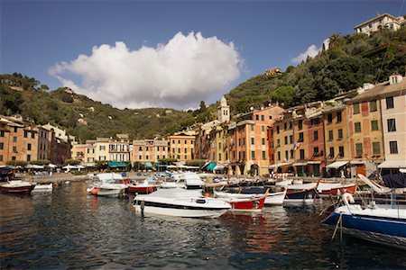 fishing boats in liguria - Portofino, Italy Stock Photo - Rights-Managed, Code: 700-01109776