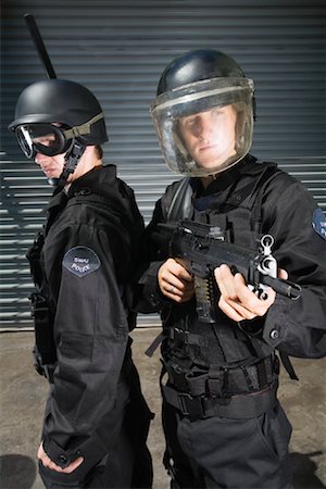 SWAT Officers Fotografie stock - Rights-Managed, Codice: 700-01100168