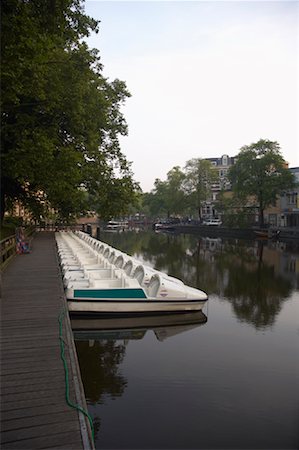 pedal boat - Canal in Amsterdam, Netherlands Stock Photo - Rights-Managed, Code: 700-01110208