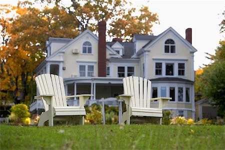 Exterior of Mansion in Bar Harbor, Maine, USA Stock Photo - Rights-Managed, Code: 700-01111252