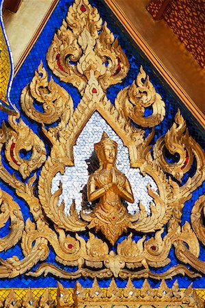 Gold Buddha Statue, Royal Grand Palace, Wat Phra Kaew, Bangkok, Thailand Stock Photo - Rights-Managed, Code: 700-01111565