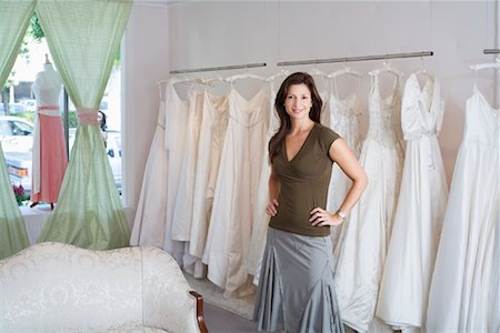 photos wedding stores owner - Woman in Bridal Store Stock Photo - Rights-Managed, Code: 700-01111892