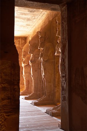 ramsés ii - Salle hypostyle, Abou Simbel, Egypte, Afrique Photographie de stock - Rights-Managed, Code: 700-01112429