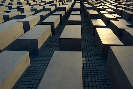 stele - Memorial to the Murdered Jews of Europe, Berlin, Germany Foto de stock - Con derechos protegidos, Código: 700-01112499