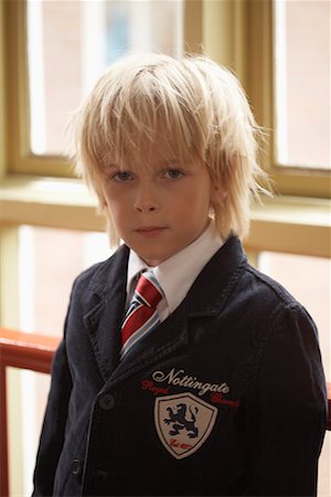 school uniform blazer - Portrait of Schoolboy Stock Photo - Rights-Managed, Code: 700-01112741