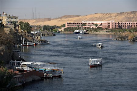 Nile River, Aswan, Egypt Foto de stock - Con derechos protegidos, Código: 700-01124792