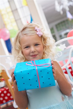 Girl at Birthday Party Stock Photo - Rights-Managed, Code: 700-01120432