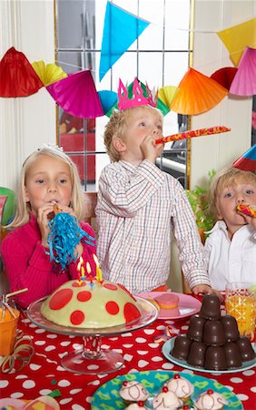 Children at Birthday Party Stock Photo - Rights-Managed, Code: 700-01120481