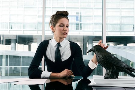 raven - Portrait of Businesswoman Stock Photo - Rights-Managed, Code: 700-01164544