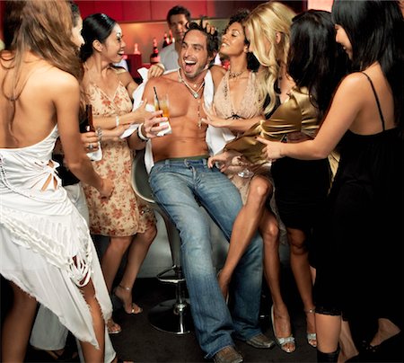 playboy men - People at Night Club Stock Photo - Rights-Managed, Code: 700-01164976