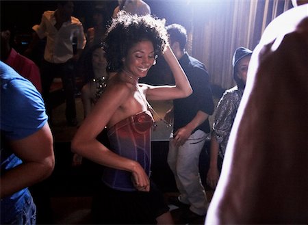 People Dancing at Night Club Stock Photo - Rights-Managed, Code: 700-01164983