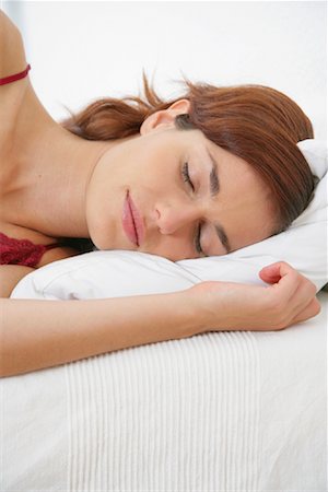 Woman in Bed Stock Photo - Rights-Managed, Code: 700-01165088