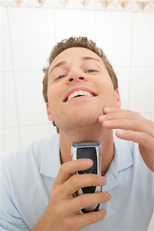 simsearch:600-01295836,k - Man Shaving Stock Photo - Rights-Managed, Code: 700-01165133