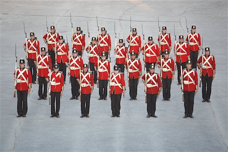 Sunset Ceremony at Fort Henry, Kingston, Ontario, Canada Stock Photo - Rights-Managed, Code: 700-01172314