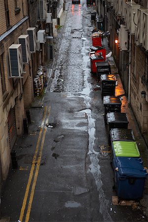 Alleyway, Glasgow, Scotland Fotografie stock - Rights-Managed, Codice: 700-01173376