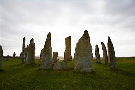 rock formation in scotland - Callanish Standing Stones, Isle of Lewis, Scotland Stock Photo - Rights-Managed, Code: 700-01173371