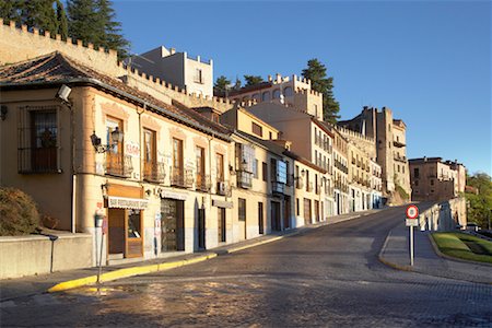 spanish street scenes - Street Scene in Segovia, Spain Stock Photo - Rights-Managed, Code: 700-01173469