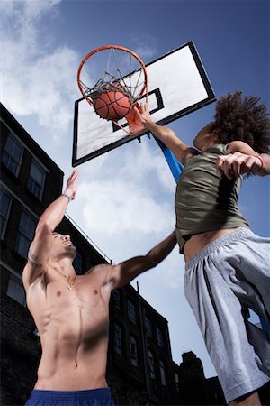 simsearch:700-00561360,k - Men Playing Basketball Stock Photo - Rights-Managed, Code: 700-01184893