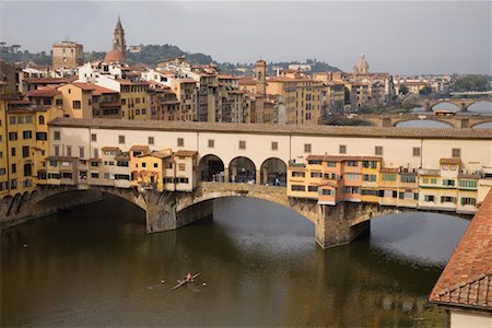 florence skyline - Ponte Vecchio, Florence, Tuscany, Italy Stock Photo - Rights-Managed, Code: 700-01185518