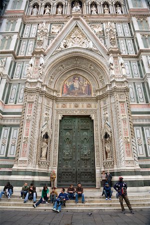piazza duomo - The Duomo, Florence, Tuscany, Italy Foto de stock - Con derechos protegidos, Código: 700-01185537