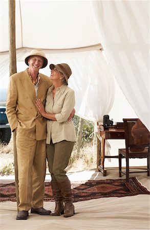 ecotourist - Couple in Safari Tent, Western Cape, South Africa Stock Photo - Rights-Managed, Code: 700-01182687