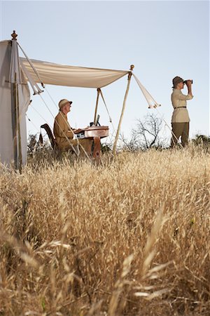 Couple on Safari, Western Cape, South Africa Stock Photo - Rights-Managed, Code: 700-01182692