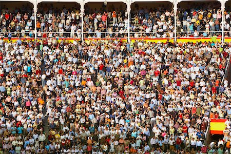 Audience, Plaza de Toros de Las Ventas, Madrid, Spain Stock Photo - Rights-Managed, Code: 700-01183203