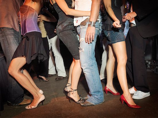 People at Dance Club Stock Photo - Premium Rights-Managed, Artist: Mark Leibowitz, Image code: 700-01183567