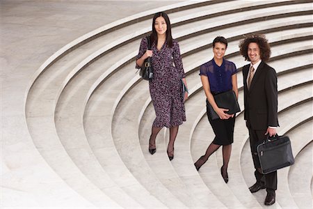 Business People on Steps Foto de stock - Con derechos protegidos, Código: 700-01194371