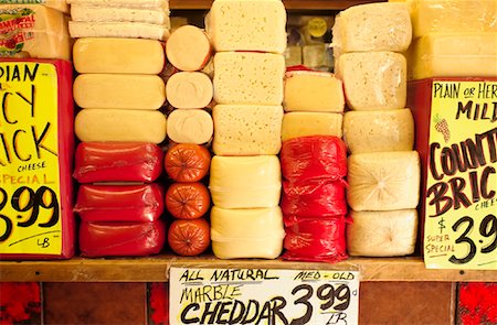 simsearch:700-02633750,k - Cheese, Kensington Market, Toronto, Ontario, Canada Foto de stock - Con derechos protegidos, Código: 700-01194557