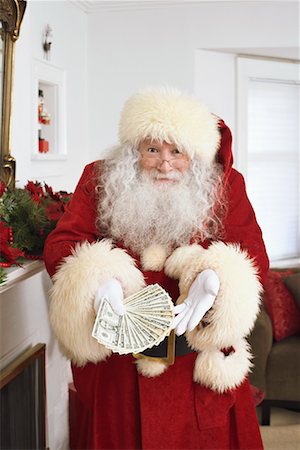 simsearch:700-01195275,k - Portrait of Santa Claus Foto de stock - Con derechos protegidos, Código: 700-01195295